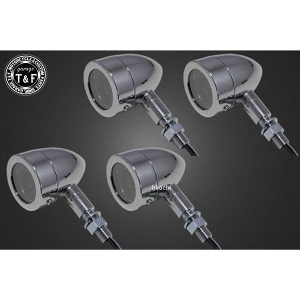 ガレージT＆F ミラーウィンカー メッキ ベゼル メッキ キット Bステー SL153B HD店