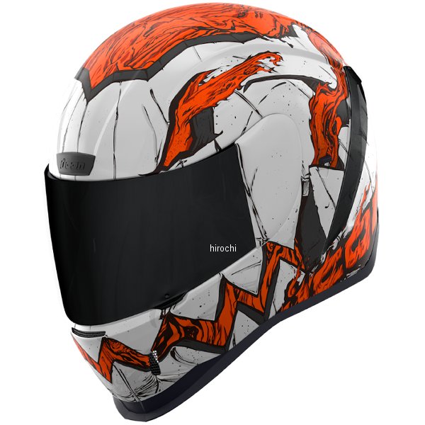 アイコン ICON フルフェイスヘルメット AIRFORM TRICK OR STREET3 白 Lサイズ 0101-16250 HD店