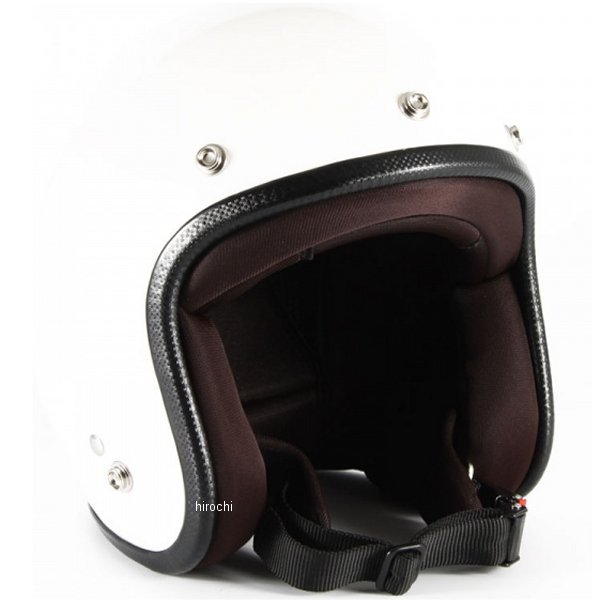 ナナニージャム 72JAM ジェットヘルメット JP-MONO 白 フリーサイズ(57-60cm未満) JPW-1 HD店