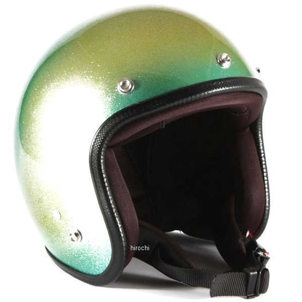ナナニージャム 72JAM ジェットヘルメット SANTIAGO ゴールド グロス仕上げ フリーサイズ(57-60cm未満) VNT-13 HD店