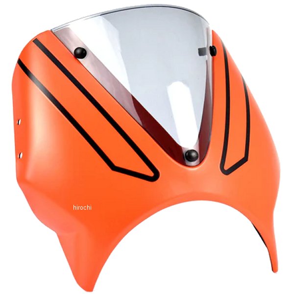 ピラミッドプラスチック Pyramid Plastics フライスクリーン 22年-23年 Trident660 マットバハオレンジ 26660P HD店 37,985円