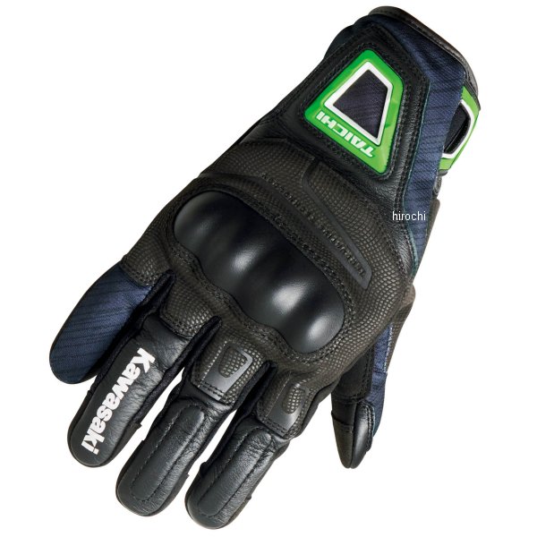 カワサキ純正 モトアーバンウインターグローブ 黒/グリーン LLサイズ J8002-2111 HD店