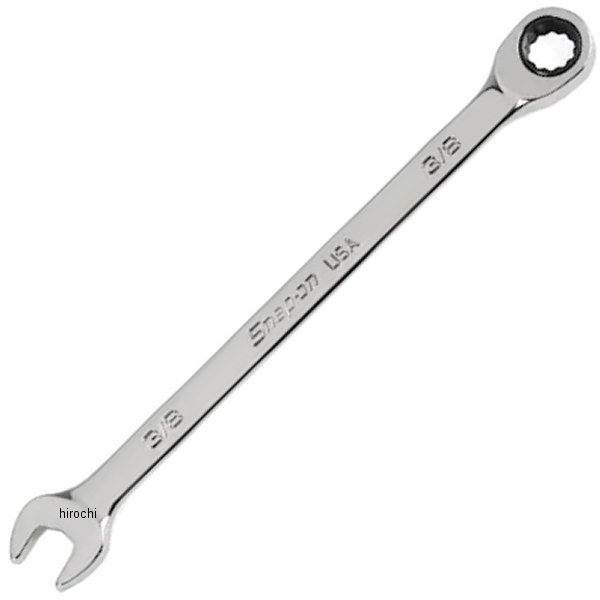 スナップオン Snap-on ラチェットコンビネーションレンチ 0°オフセット 12角 3/8in OXR12A 固定ディスク店