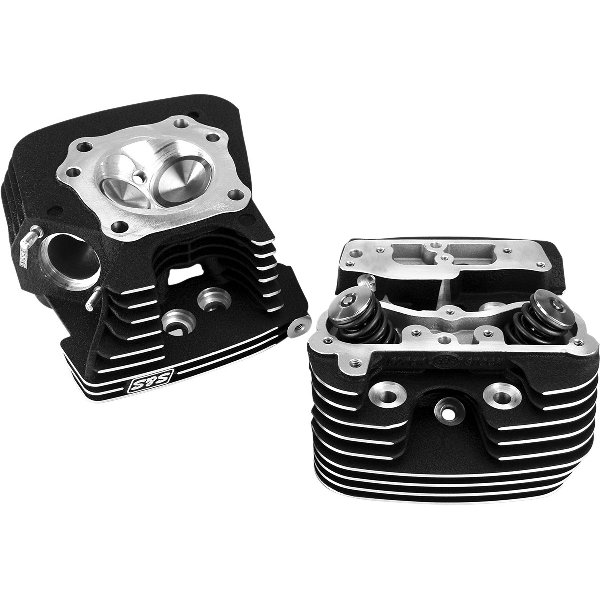 【USA在庫あり】 S&Sサイクル S&S Cycle スーパーストック シリンダーヘッド 89cc 06年-17年 Twin Cam 黒 0930-0066 HD店|ヒロチー商事 ハーレー 店
