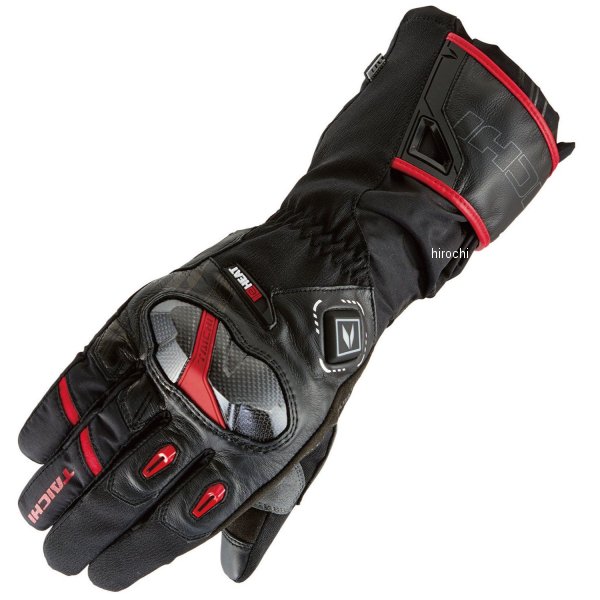 RST654 RSタイチ 2024年秋冬モデル e-HEAT アームド グローブ 黒/赤 XLサイズ RST654BK11XL HD店