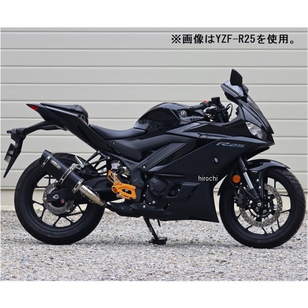 ダブルアールズ WR'S スリップオンマフラー SS-OVAL 22年/23年以降 YZF-R3 F-BLACK チタン SF2310JM HD店