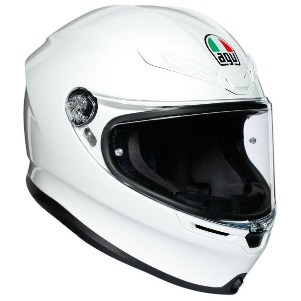 【メーカー在庫あり】 エージーブイ AGV フルフェイスヘルメット K6S MPLK 010 ホワイト Lサイズ(59-60cm) 18395007010-L HD店