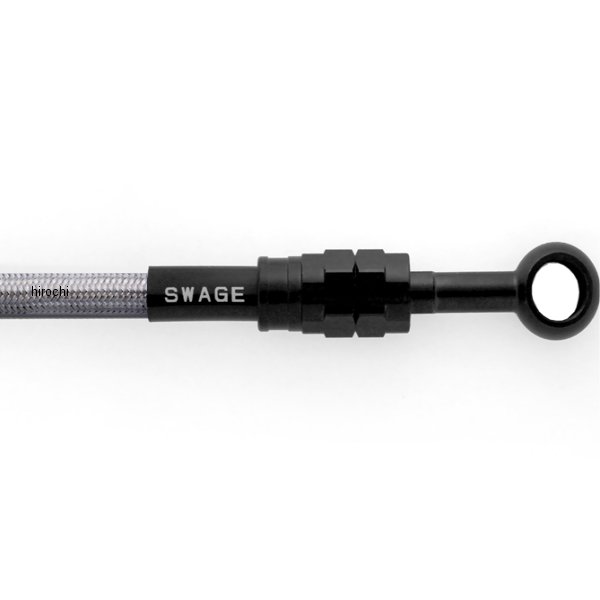 【メーカー在庫あり】 スウェッジライン SWAGE-LINE PRO Fホースキット バイピース ステン黒/クリア 22年-23年 Z650RS BTP783FB HD店