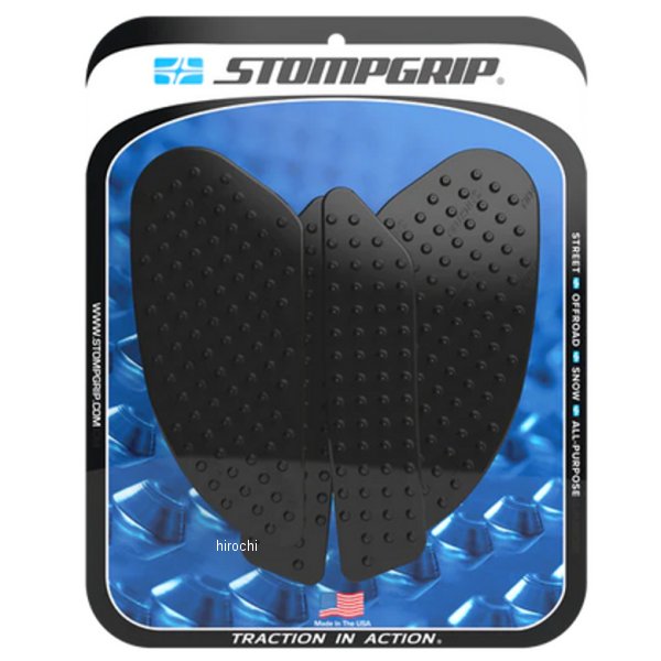 ストンプグリップ STOMPGRIP トラクションパッドタンクキット VOLCANO 22年-23年 KLX230 黒 55-10-0202B HD店|ヒロチー商事 ハーレー 店