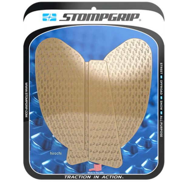 ストンプグリップ STOMPGRIP トラクションパッドタンクキット ICON 21年-23年 Z H2 クリア 55-14-0201C HD店