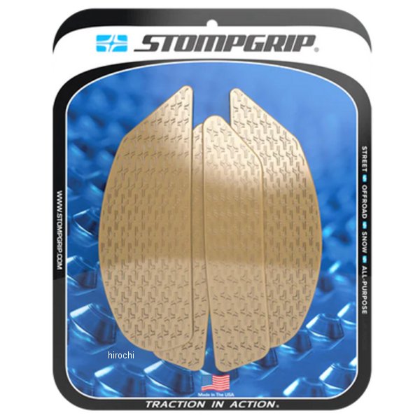 ストンプグリップ STOMPGRIP トラクションパッドタンクキット ICON 22年-23年 MT-10 クリア 55-14-0203C HD店|ヒロチー商事 ハーレー 店