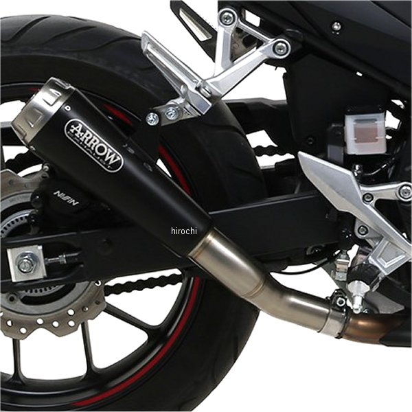 アロー ARROW スリップオンマフラー Pro-Race 19年-22年 CBR400R ニクロムダーク ステンエンド 71901PRN HD店