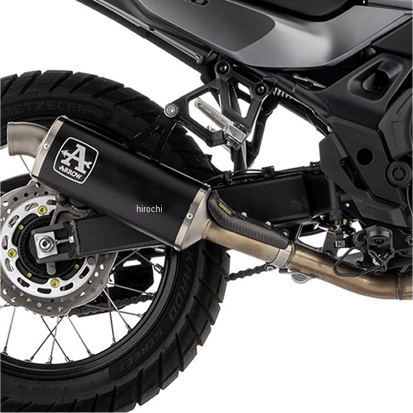 アロー ARROW スリップオンマフラー INDY RACE 23年 XL750 TRANSALP アルミダーク/ステンエンド 72641AON HD店｜ヒロチー商事 ハーレー 店