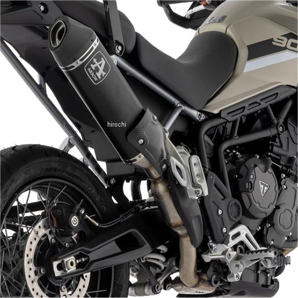 アロー ARROW スリップオンマフラー Veloce 20年-23年 TIGER900Rally ARAGON アルミダーク ヒートシールド付き 72504VAN-900RallyARAGON HD店｜ヒロチー商事 ハーレー 店