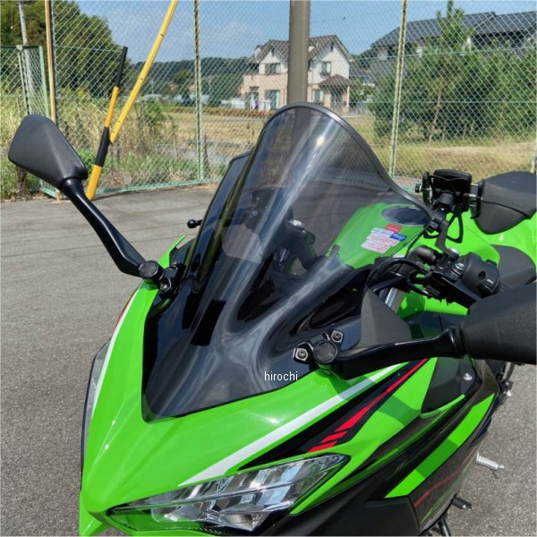 アクリポイント ACRY-POINT スクリーン 6.5cmアップ 18年以降 Ninja250、Ninja400 スモーク 140302 HD店