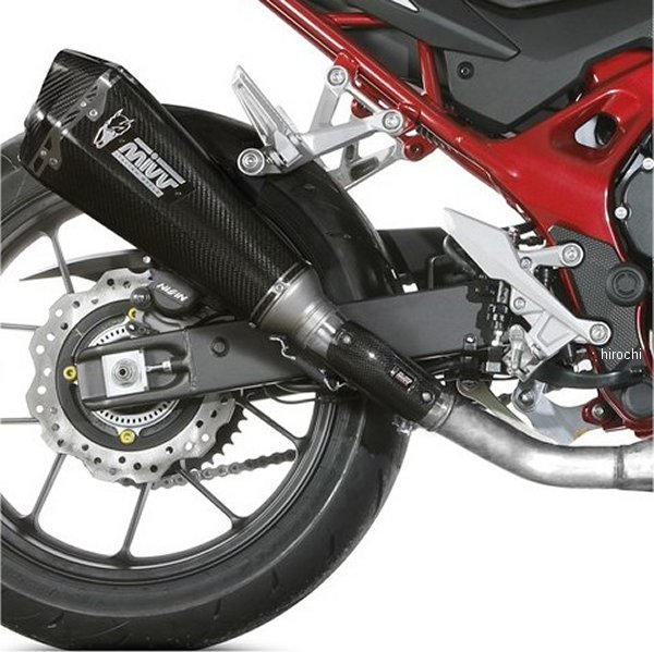 ミヴ Mivv スリップオンマフラー DELTA RACE 23年 CB750ホーネット カーボン H.085.LDRC HD店|ヒロチー商事 ハーレー 店