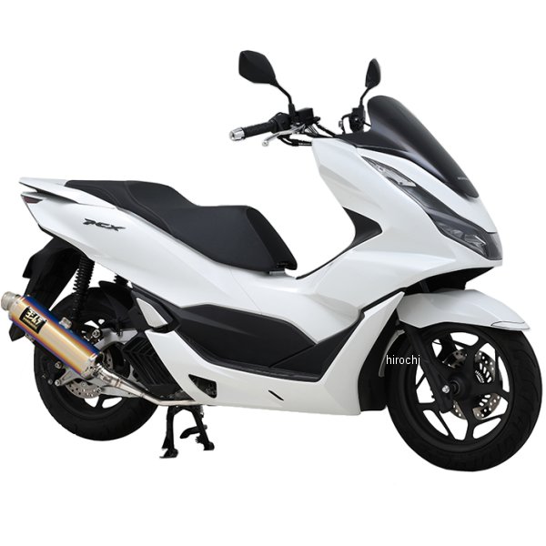 【メーカー在庫あり】 ヨシムラ フルエキゾースト 機械曲GP-MAGNUM105サイクロン EXPORT SPEC 23年 PCX チタンブルー 110A-49F-5U80B HD店