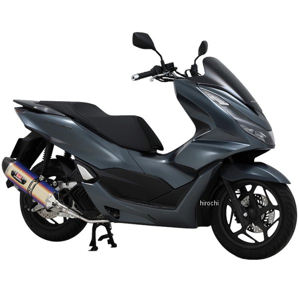 ヨシムラ フルエキゾースト 機械曲 R-77Sサイクロン EXPORT SPEC 21年-25年 PCX160 チタンブルー/カーボンエンド 110A-49G-5180B HD店