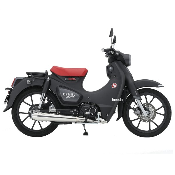 オーヴァー OVER フルエキゾースト SSメガホンマフラー 政府認証 21年 スーパーカブ C125 16-124-02 HD店|ヒロチー商事 ハーレー 店