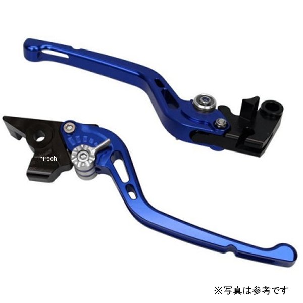 【メーカー在庫あり】 ユーカナヤ U-KANAYA ビレットレバーセット GPタイプ 19年以降 MT-15 インド仕様 青 YA064-142-0504 HD店