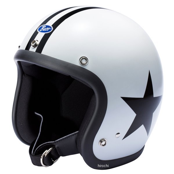 【メーカー在庫あり】 ブコ BUCO ジェットヘルメット ベビーブコ ワイルドワン パールホワイト MLサイズ 0107BBCAWO014 HD店