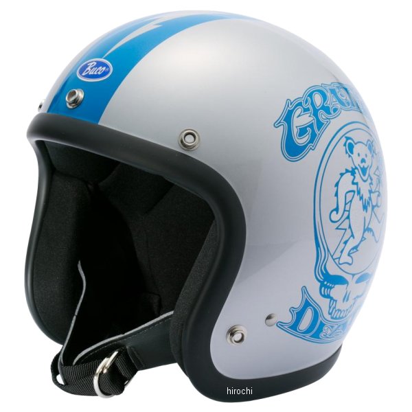 ブコ BUCO ジェットヘルメット ベビーブコ グレイトフルデッド シルバー MLサイズ 0107BBCGFD084 HD店