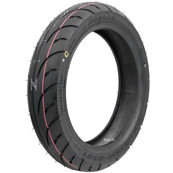 【メーカー在庫あり】 ダンロップ DUNLOP ランスクート D307 100/80-12 56J TL フロント、リア兼用 305523 HD店