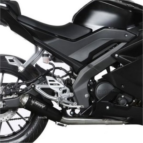 ミヴ Mivv フルエキゾースト フルシステム 触媒あり X-M1 BLACK 19年-23年 YZF-R125 ブラックステン Y.067.LC4B-ACC.076.A1-YZF-R125 HD店