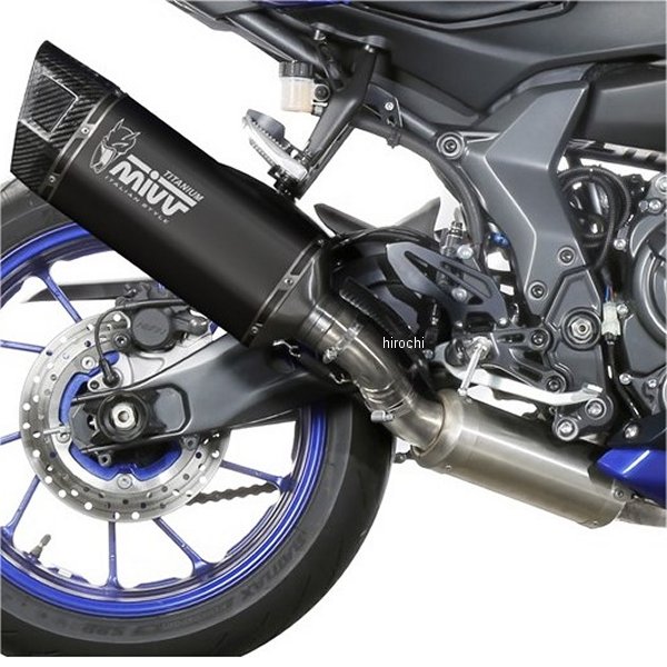 ミヴ Mivv フルエキゾースト 触媒なし SR-1 22年-23年 YZF-R7 チタンブラック Y.071.LR1TB HD店