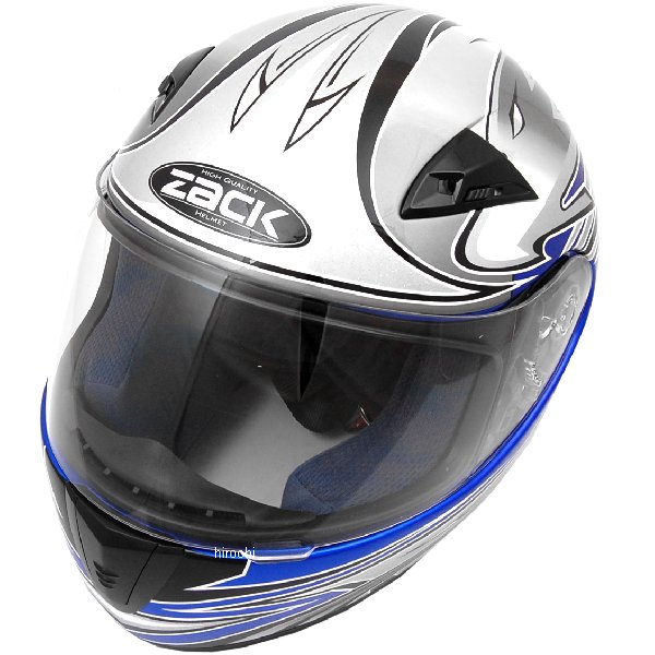 【メーカー在庫あり】 TNK工業 フルフェイス ZK-1 青/シルバー キッズサイズ(54-56cm) 4984679509872 HD店