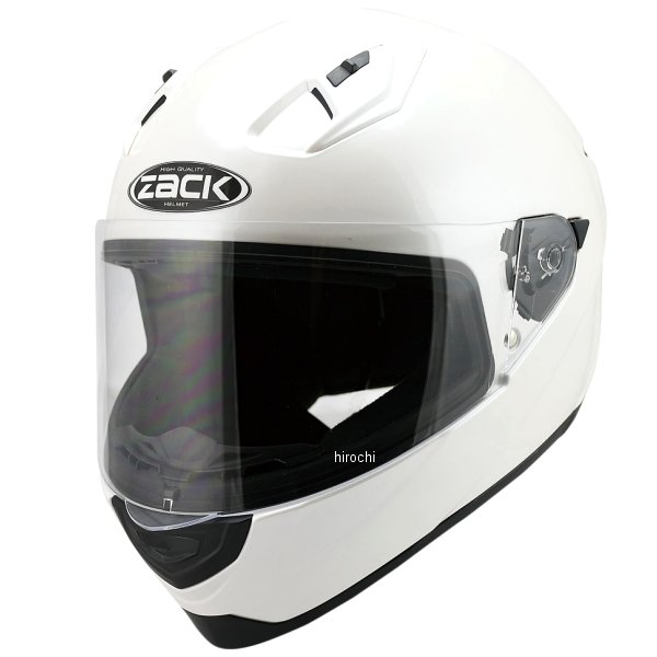 【メーカー在庫あり】 TNK工業 ZF-4 フルフェイスヘルメット パールホワイト Lサイズ 4984679513121 HD店