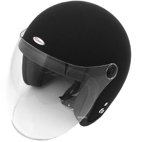 【メーカー在庫あり】 TNK工業 ジェットヘルメット JL-65SR マットブラック フリーサイズ(58-59cm) 4984679510168 HD店