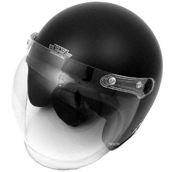【メーカー在庫あり】 TNK工業 ジェットヘルメット XX-606 ハーフマットブラック XXLサイズ(62-64cm) 4984679511097 HD店｜ヒロチー商事 ハーレー 店