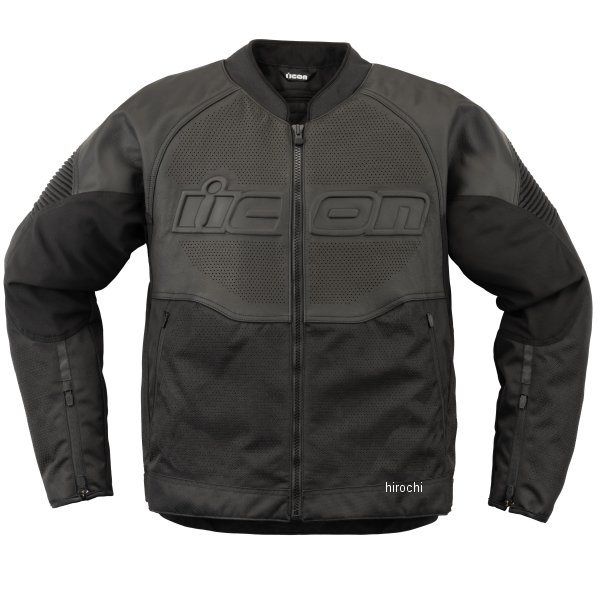 アイコン ICON 春夏モデル ジャケット オーバーロード3 レザー 黒 Lサイズ 2810-4114 HD店｜ヒロチー商事 ハーレー 店