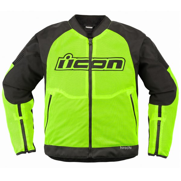 アイコン ICON 春夏モデル ジャケット オーバーロード3 メッシュ ハイビズ Lサイズ 2820-6750 HD店|ヒロチー商事 ハーレー 店