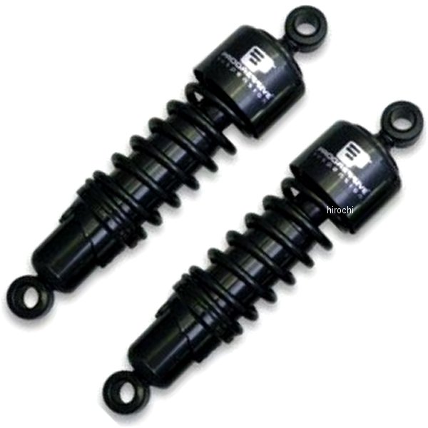 【メーカー在庫あり】 ガッツクローム プログレッシブ サスペンション スポーツ用 11インチ 黒 412-4005B HD店｜ヒロチー商事 ハーレー 店