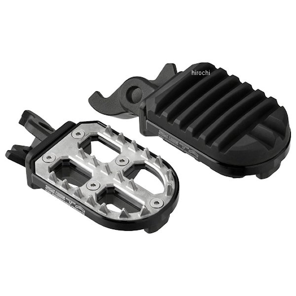 【メーカー在庫あり】 ジータ ZETA アドベンチャーフットペグ 黒 ZE93-0140 HD店