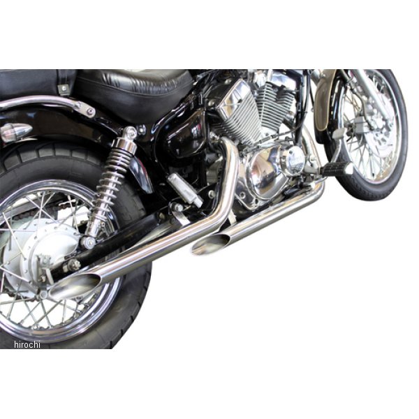 ビラーゴ250 ショートドラックパイプマフラー 部品屋K&W ショートドラッグパイプマフラー ビラーゴ250(XV250) YAMAHA