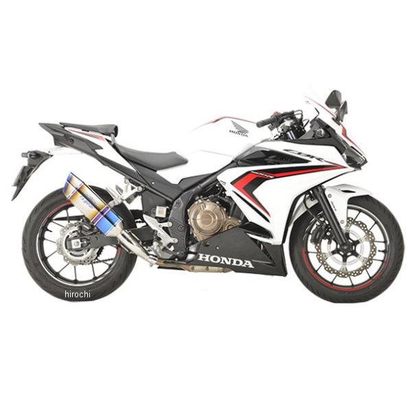 アールズギア r's gear スリップオンマフラー GPスペック タイプS 19年以降 CBR400R チタンドラッグブルー GH41-T3SD HD店｜ヒロチー商事 ハーレー 店