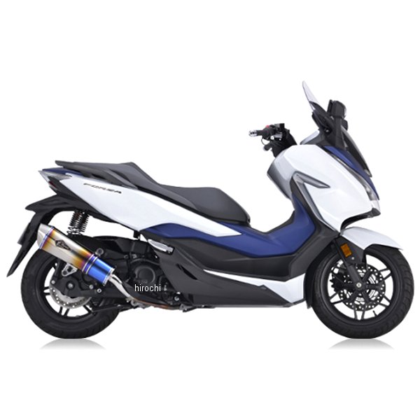 アールズギア r's gear スリップオンマフラー ワイバンRスペック FORZA フォルツァ/MF13 チタンDB RH39-03SD HD店|ヒロチー商事 ハーレー 店