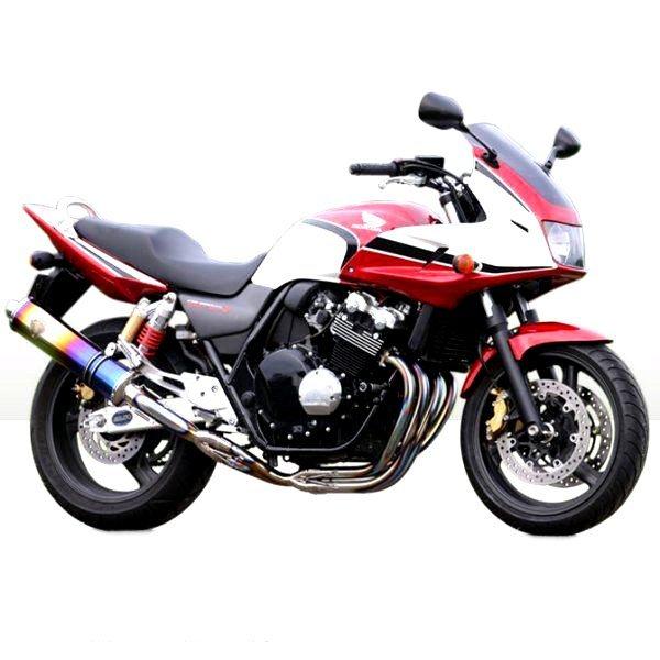 CB400SF 2BL-NC42用 アールズ•ギア チタンマフラー Amazon | アールズギア(R's Gear) スリップオンマフラー