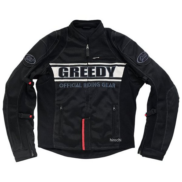 GNS-053 グリーディー GREEDY 春夏モデル クラシックスポーツメッシュジャケット 黒 3Lサイズ GRGNS053BK3 HD店
