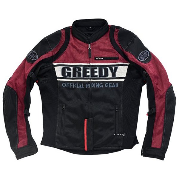 GNS-053 グリーディー GREEDY 春夏モデル クラシックスポーツメッシュジャケット 赤 LLサイズ GRGNS053RDX HD店