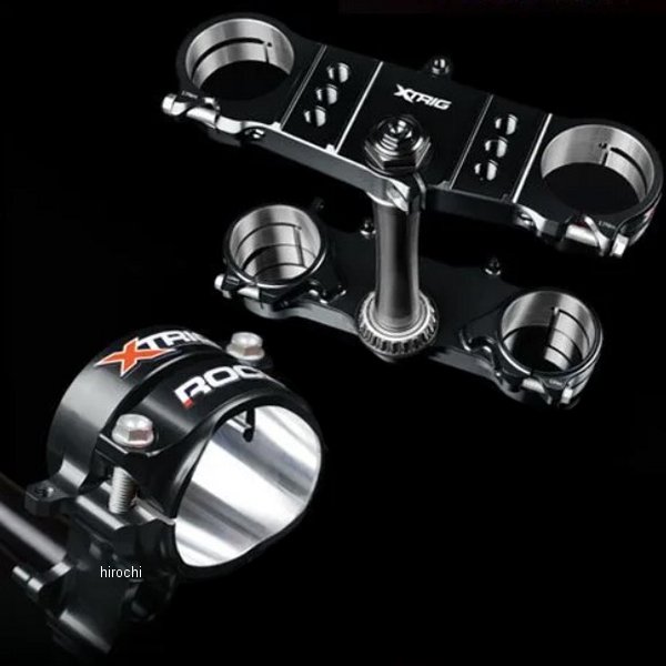 テクニクス Technix XTRIG トリプルクランプキットT ROCS PRO 14年-22年 ハスクバーナ TC125 オフセット\u003d20-22 ブラック 40505009 HD店
