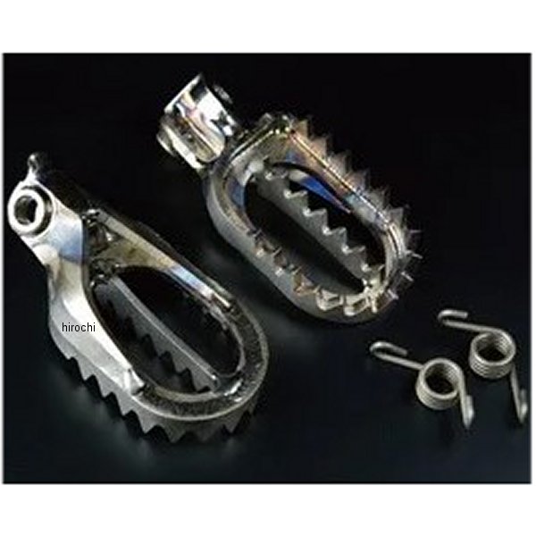 テクニクス Technix RAPTOR チタンフットペグ エイペックス 02年以降 TM ALL model シルバー RX009 HD店