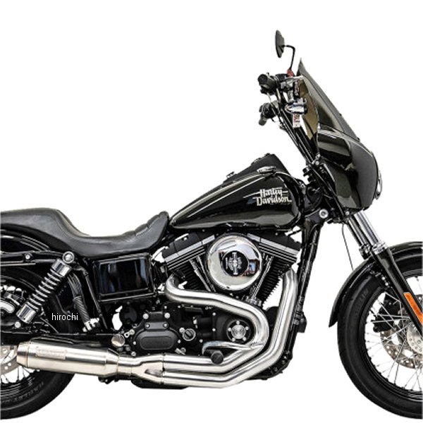 【USA在庫あり】 バッサニ Bassani フルエキゾースト ミッドレングス スーパーバイク ダイナ ステンレス 1800-2622 HD店