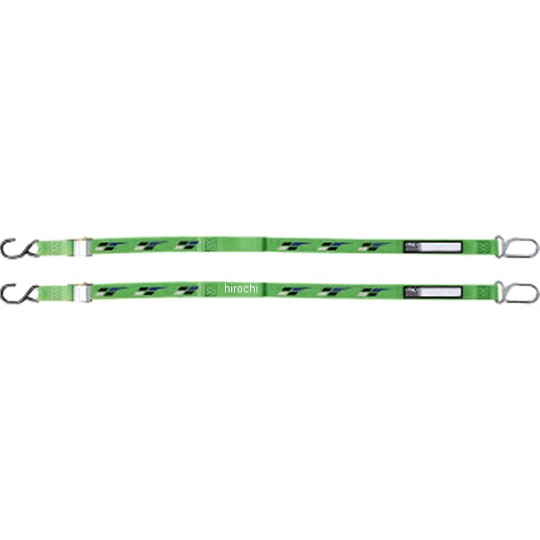 【USA在庫あり】 ファクトリーFX FACTORY EFFEX タイダウン KAWASAKI 黒/緑 3920-0492 HD店｜ヒロチー商事 ハーレー 店