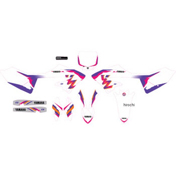 【USA在庫あり】 D'cor Visuals グラフィックキット YZ RETRO 22年-24年 YZ250、YZ125 4302-7225 HD店｜ヒロチー商事 ハーレー 店