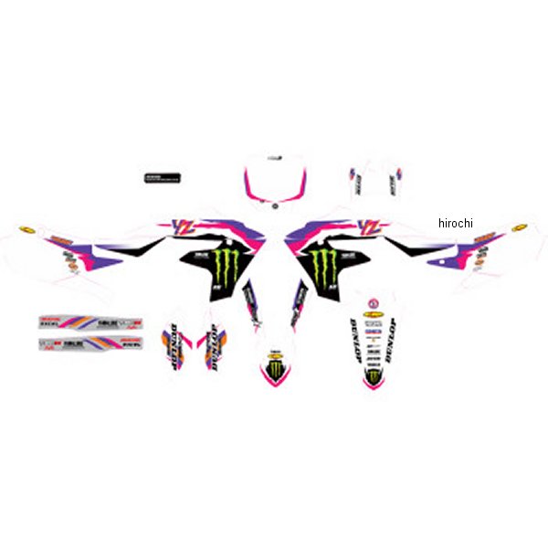 【USA在庫あり】 D'cor Visuals グラフィックキット RETRO 18年-20年 YZ450 4302-7235 HD店
