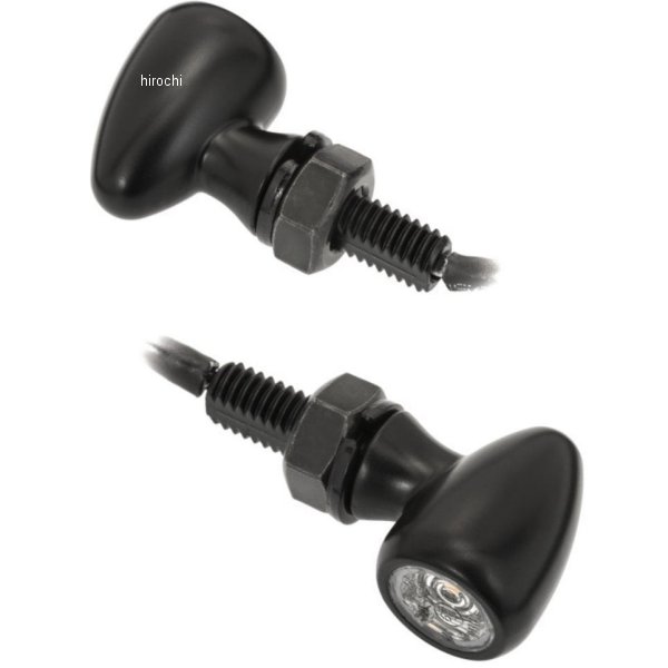 【メーカー在庫あり】 モートーンカスタムズ テールランプ一体型LEDウインカー PICO MULTI アルミ 2個 M8 汎用 黒 MFX004 HD店